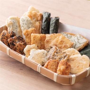 Rice Cracker Set w/ Furoshiki